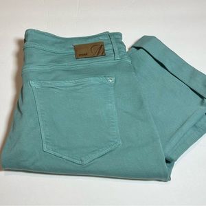 Mavi Marcia High Rise Stretch Cuffed Capri Pant 16 size 33